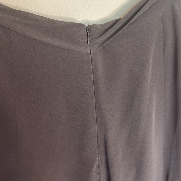 Jarbo Gray Silk Maxi Skirt Size Small - Picture 4 of 7